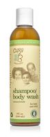 CARA B Naturally Baby Shampoo and Body Wash for Textured, Curly Hair - Eczema-Friendly Formula - No Parabens, Sulfates, Phthalates - 8 Ounces