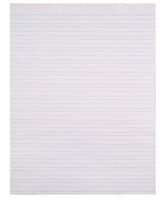 School Smart Primary Chart Paper, 24 x 32 Inches, Ruled 1-1/2 Inch with Dotted Midline, White, 70 Sheets