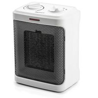 Pro Breeze Space Heater - 1500W Electric Heater with 3 Operating Modes and Adjustable Thermostat - Space Heater for Office, Bedroom and Under Desk - White