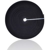 12 Yards Cotton Covered Poly Polyester Boning 12mm Polypropylene (Black)