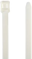 Morris 20379 In-Line Nylon Cable Tie with Ties, 50-Pound Tensile Strength, 15-1/2-Inch Length, Natural, 100-Pack