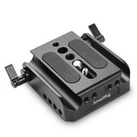 SMALLRIG Shoulder Support Baseplate for Canon EOS C100/C100 Mark II/C300 Mark II/for Sony FS7 FS5 with LWS 15 mm Rod Clamp - 1740