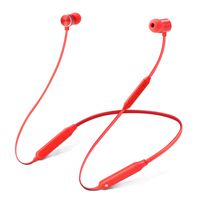 Bluetooth Headphones Sports Wireless Neckband Earbuds Sweatproof Headset Magnetic attraction Stereo Earphones for Running Workout Gym Noise Cancelling (Red)