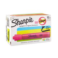 Sharpie Tank Style Highlighters, Chisel Tip, Assorted, Box of 12