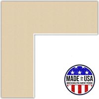 15x19 Seaside / Seaside Custom Mat for Picture Frame with 11x15 opening size (Mat Only, Frame NOT Included)