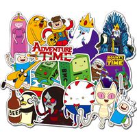 Adventure Time Stickers, Cartoon Vinyl Waterproof Laptop Sticker Skateboard Pad MacBook Car Snowboard Bicycle Luggage Decal 29Pcs Pack