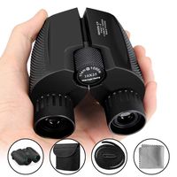 Compact Binoculars,ieGeek 10x25 Low Light Night Vision Large Eyepieces High Power Binoculars Easy to Focus for Outdoor Hunting,Traveling,Sightseeing,Fit for Adults and Children