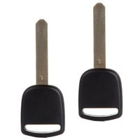 ECCPP Ignition Key, Replacement for 2 New Replacement Transponder Ignition Keyless Key Uncut Blade Blank 46 Chip