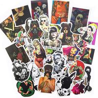 Beyong Skateboard Stickers for Adults Pack, Punk Hippie Sticker for Laptop Luggage Car Motorcycle Bicycle Bumper (Punk Sticker 100 Pcs)