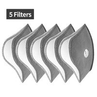 West Biking Mesh Dust/Pollution Mask for Air Filtration, Sport Mask with Exhalation Valves Filters, Activated Carbon N99 PM2.5 Filters Air Purifier