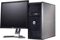 Refurbished: Optiplex GX760 Tower - 400GB HDD, 2GB Ram, DVD-Rom, 17" LCD Monitor, Windows XP Professional