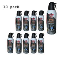 Dust-Off Falcon Professional Electronics Compressed Air Duster, 12 oz, 10 Pack