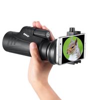 Sakeye 10x42 High Powered Monocular Wide View Waterproof Fogproof Single Hand Focus for Bird Watching,Wildlife,Hunting,Camping,Travelling,Sightseeing,Hiking,Daytime Use.