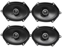 (4) MB QUART FKB168 6x8 200 Watt Car Stereo Coaxial Speakers