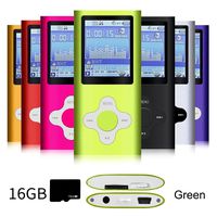 G.G.Martinsen Green+White Versatile MP3/MP4 Player with a Micro SD Card, Support Photo Viewer, Mini USB Port 1.8 LCD, Digital MP3 Player, MP4 Player, Video/Media/Music Player
