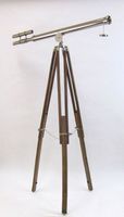 Griffith Astro Telescope in Chrome Plated Brass - 60 Inches Tall