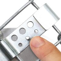 Clips to Attach a Sign to Chain Link Fence - Kit Includes (2) Fence Clips, (2) Bolts, (2) Screws and (4) Nylon Washers, from SmartSign