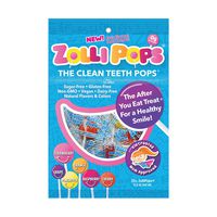 Zollipops The Clean Teeth Pops, Anti Cavity 25 Count Lollipops, Delicious Assorted Flavors, 5.2 Ounce (Pack of 1)