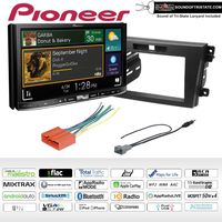 Pioneer AVIC-7200NEX 7" Navigation DVD Receiver with Apple CarPlay and Android Auto for 10-12 Mazda CX-7 Bundle with Sound of Tri-State Lanyard