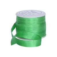 Threadart 100% Pure Silk Ribbon - 7mm Kiwi Green - No. 706-3 Sizes - 50 Colors