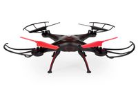 World Tech Toys Elite Rogue Drone 2.4Ghz 4.5 CH RC Quadcopter Vehicle, Black/Red, 8.75 x 8.75 x 4.5