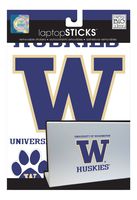 me & my BIG ideas laptopSTICKS Removable Laptop Stickers, Washington Huskies