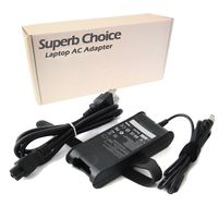 Superb Choice 65W Adapter Compatible with Dell 310-4408 1X917 HP-OQ065B83 310-2860 310-3149 5U092