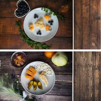 Evanto 22x35 Inch (56x88cm) 2-in 1 Retro Red Wood Background Wooden Texture Photo Backdrop Paper for Food, Jewelry, Cosmetics, Small Products Shoots