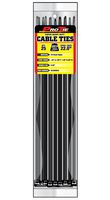 Pro Tie B22SHD25 22-Inch Super Heavy Duty Standard Cable Tie, UV Black Nylon, 25-Pack
