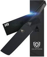 DALSTRONG Nakiri Knife - 7" - Shadow Black Series - Black Titanium Nitride Coated German HC Steel - Sheath - NSF Certified