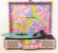 Crosley Cruiser Deluxe 3-Speed Portable Turntable - PSY