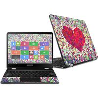 MightySkins Skin Compatible with Samsung Chromebook Pro 12.3" - Stained Heart | Protective, Durable, and Unique Vinyl Decal wrap Cover | Easy to Apply, Remove, and Change Styles | Made in The USA