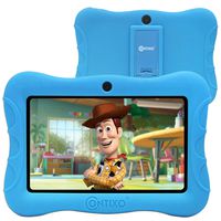 Contixo 7" Kids Tablet V9-3 Learning Toy Android 9.0 Parental Control Tablets 2GB RAM 16GB Touchscreen HD Display WiFi Camera 20+ Education Apps Best Gift(Light Blue)