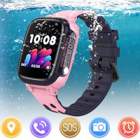 Kids Smartwatch - IP68 Waterproof Smart Phone Watch for 3-12 Year Old Boys Girls with GPS Locator 1.5'' Touch Screen Wrist Watch 2 Way Call SOS Camera Game Flashlight Alarm Clock for Birthday Gifts