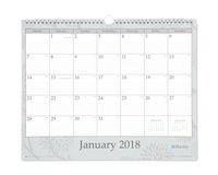 Blue Sky 2018 Wall Calendar, Twin-Wire Binding, 15" x 12", Rue Du Flore