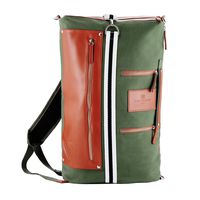 Saint Maniero Men Backpack Women Backpack Laptop Bag School Bag [Green]