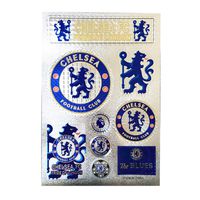 Footable Club Soccer Team Logo Waterproof Sicker Decal for Cars,Motorcycle,Skateboard,Luggage,Laptop and Etc (Chelsea)