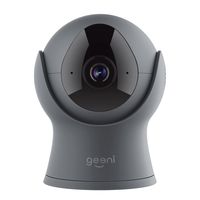Geeni VISION 720P Smart Wi-Fi Camera Home Security System, No Hub Required, Gray