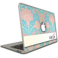 VictoryStore Electronic Device Cover, Vinyl Skin Cover, Compatible with MacBook Air or Pro (13 inch) Vinyl Skin - Floral Print Delta Zeta