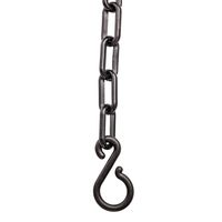 US Weight ChainBoss 2-Inch Plastic Chain - 10 Feet - Black