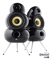 Podspeakers SmallPod Bluetooth Black Wireless Active Speakers (Pair)