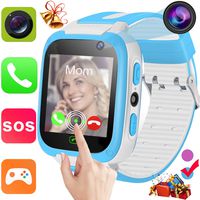 Kids Phone Smart Watch for 3-14 Years Girls Boys Toddler 2 Way Call SOS 1.54'' HD Touch Screen Camera Math Game Flashlight Digital Gizmo Learning Cellphone Wristwatch for Electronic Toys (3)