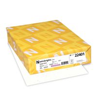 Neenah Paper Astrobrights Colored Cardstock, 8.5" x 11", 65 lb / 176 gsm, Stardust White, 250 Sheets (22401)