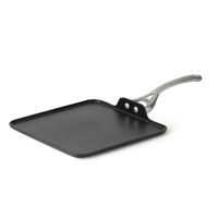 Calphalon Contemporary Hard-Anodized Aluminum Nonstick Cookware, Square Griddle Pan, 11-inch, Black
