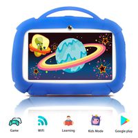 Kids Tablets, Android 9.0 Tablet for Kids, 16GB ROM, Kid-Proof Case, IPS Eye Protection Display, Kids Tablet with WiFi Dual Camera Parental Control and Learning Games, Best Gift for Boys Girls