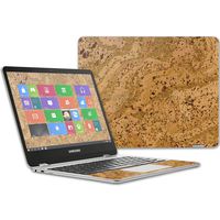 MightySkins Skin Compatible with Samsung Chromebook Plus 12.3"(2017 - Cork | Protective, Durable, and Unique Vinyl Decal wrap Cover | Easy to Apply, Remove, and Change Styles | Made in The USA