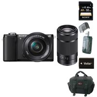 Sony ILCE5000LB ILCE-5000LB ILCE500L/B Alpha A5000 Mirrorless Digital Camera ...