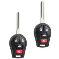 fits 2013 2014 2015 Nissan Sentra Key Fob Keyless Entry Remote (CWTWB1U751),l Set of 2
