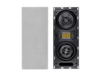Monoprice 3-Way Carbon Fiber in-Wall Column Speaker - 6.5 Inch (Each) with Ribbon Tweeter - Amber Series