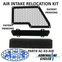 Maverick X3 Air Intake Relocation kit Cab Noise reduction kit Reduce the clutch sound AC-X3-AIR